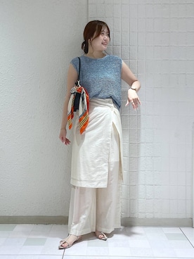 「アイテム（財布/小物）」を使った、yumaさん（レディース・164cm・30代）の夏コーディネート