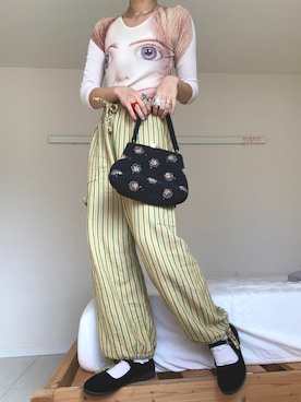 「AHCAHCUM.muchacha（アチャチュムムチャチャ）のアイテム」を使った、Mgさん（レディース・155cm）の夏コーディネート