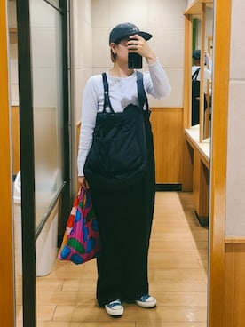 「L.L.Bean（エルエルビーン）のアイテム」を使った、𝕄.さん（レディース・158cm）の春コーディネート