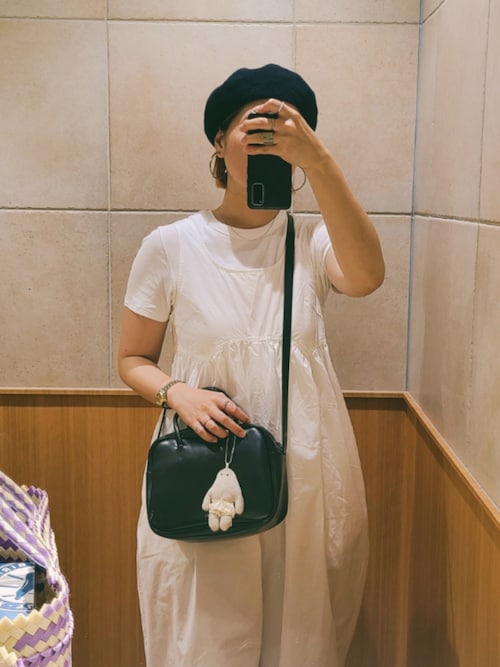 anuke（アンヌーク）の「Cotton Gather Combinaison（サロペット