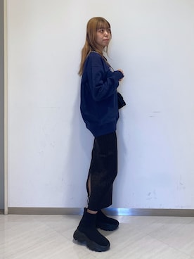 YOUKIさん（レディース・157cm）の冬コーディネート