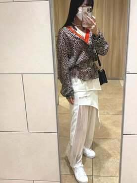 「Ameri（アメリ）のアイテム」を使った、Sさん（レディース・163cm）の秋コーディネート