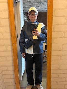 「PORTER（ポーター）のアイテム」を使った、キャサさん（メンズ・171cm）の春コーディネート