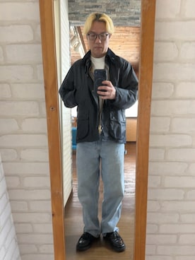 「Barbour（バブアー）のアイテム」を使った、キャサさん（メンズ・171cm）の秋コーディネート