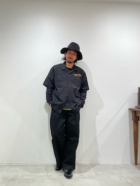 「ショット」｜「アイテム（トップス）」を使った、鈴木 瞬さん（メンズ・176cm）の春コーディネート