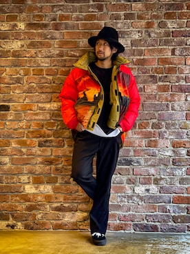 「schott（ショット）のSchott/ショット/MASSIVE POCKET REVERSIBLE JACKET/マッシブ ポケット リバーシブル  ジャケット（ブルゾン）」を使った、鈴木 瞬さん（メンズ・176cm）の冬コーディネート