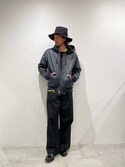 Schott/ショット/LEATHER FULLZIP PARKA/レザー フルジップ パーカー ...