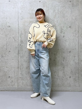 CONEカーブパンツ 131358を使った人気ファッションコーディネート