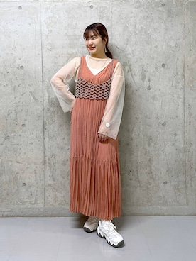「アイテム（その他トップス）」を使った、ミユさん（レディース・157cm・20代）の夏コーディネート