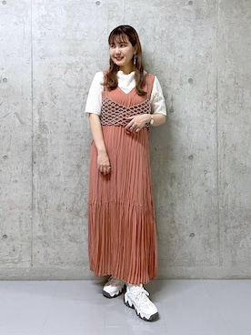 「アイテム（その他トップス）」を使った、ミユさん（レディース・157cm・20代）の春コーディネート