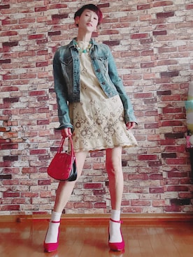 「アイテム（アクセサリー）」を使った、ずんちゃ🌞さん（レディース・163cm）の秋コーディネート