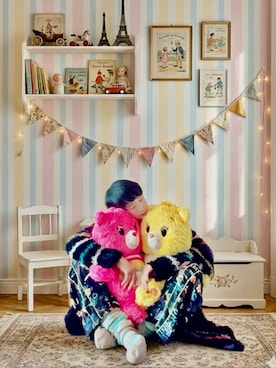 「お友達からの頂きもの🩷のアイテム（ニット/セーター、その他）」を使った、ずんちゃ🌞さん（レディース・163cm）の冬コーディネート