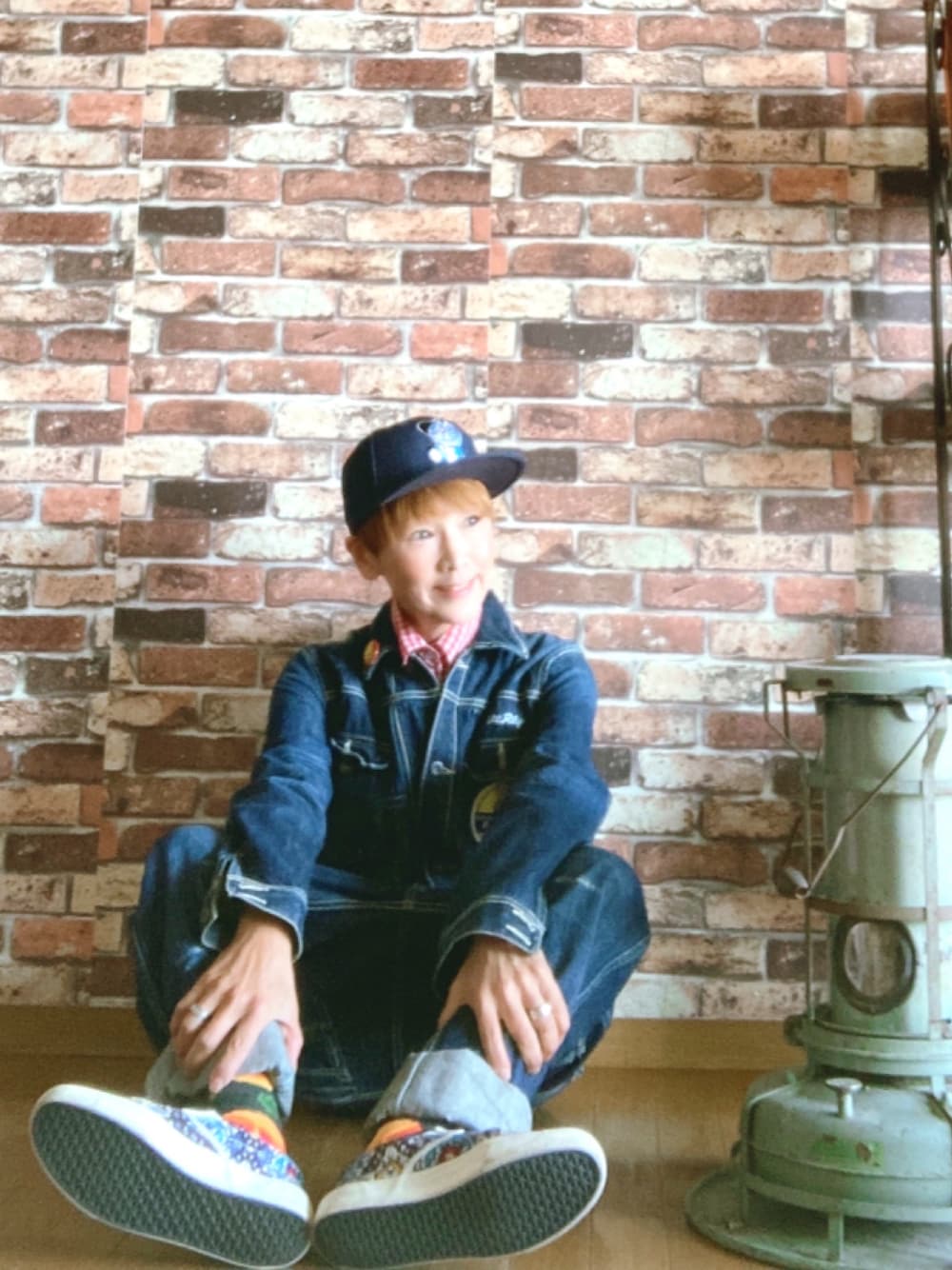 「全力少年、つなぎ、ドラえもん、NEW ERA、古着、デニデニ、好きな服を着隊、我が道をゆく隊、ジェンダーレス部、WEAR昭和部」｜「NEW ERAのニューエラ KIDS ドラえもん シッティング（キャップ、ブルー系）」を使った、ずんちゃ🌞さん（レディース・163cm）の春コーディネートの1枚目の写真