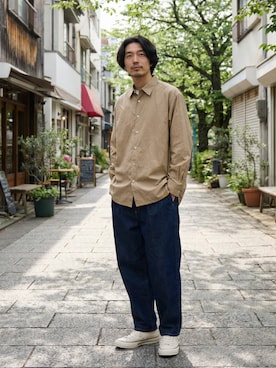 rehacer STAFFさん（メンズ・177cm）の冬コーディネート