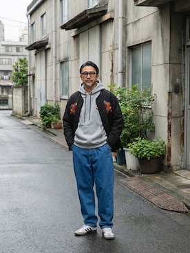 rehacer STAFFさん（メンズ・175cm）の冬コーディネート