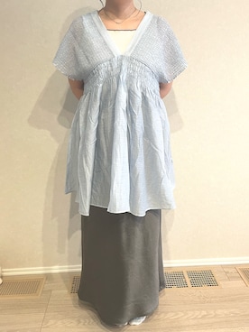 そ。さん（レディース・157cm）の夏コーディネート