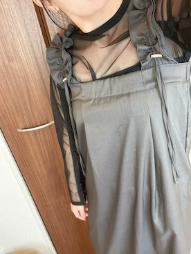 「アイテム（ジャンパースカート）」を使った、そ。さん（レディース・157cm）の秋コーディネート