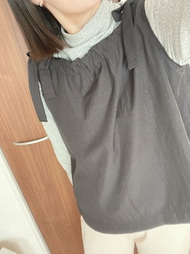「アイテム（キャミソール）」を使った、そ。さん（レディース・157cm）の冬コーディネート
