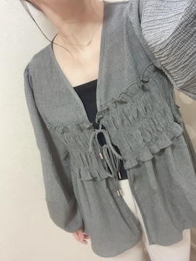「Bab（バブ）のアイテム」を使った、そ。さん（レディース・157cm）の春コーディネート