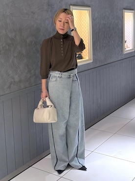 スタッフさん（レディース・154cm）の夏コーディネート