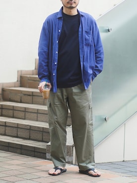 おがしょーさん（メンズ・177cm）の夏コーディネート