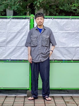 おがしょーさん（メンズ・177cm）の夏コーディネート