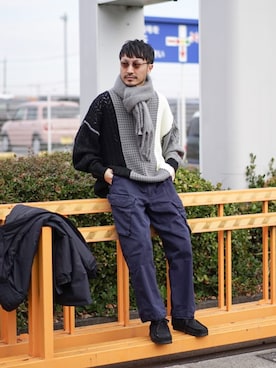 おがしょーさん（メンズ・177cm）の冬コーディネート