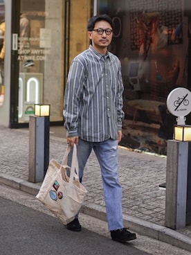 おがしょーさん（メンズ・177cm）の春コーディネート