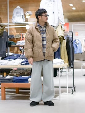 おがしょーさん（メンズ・177cm）の冬コーディネート