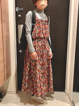 「PAR ICI（パーリッシィ）のアイテム（ワンピース）」を使った、は む こさん（レディース・150cm）の秋コーディネート