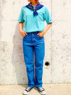「patagonia」｜「アイテム（財布/小物）」を使った、NAKAYANさん（レディース・154cm）の夏コーディネート