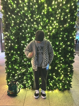「Saturdays NYC（サタデーズ ニューヨークシティ ）のアイテム（帽子）」を使った、taaakewoさん（メンズ・162cm）の冬コーディネート