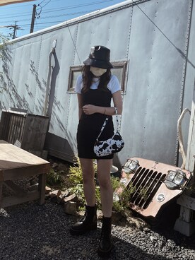 「ミニワンピ」｜canonさん（レディース・166cm）の夏コーディネート