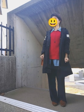 「ワコマリア」｜「アイテム（ジャケット/アウター）」を使った、Yuさん（レディース・170cm）の冬コーディネート