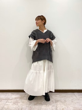 kubozono misakiさん（レディース・162cm）の秋コーディネート