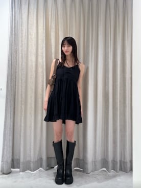 「アイテム（ワンピース/ドレス）」を使った、kubozono misakiさん（レディース・162cm・20代）の夏コーディネート