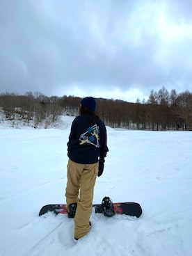 「HOPE（ホープ）のアイテム」を使った、ri-tamuさん（レディース・157cm）の冬コーディネート