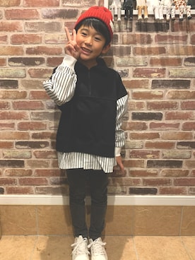 SAKUTOさん（キッズ・128cm）の冬コーディネート