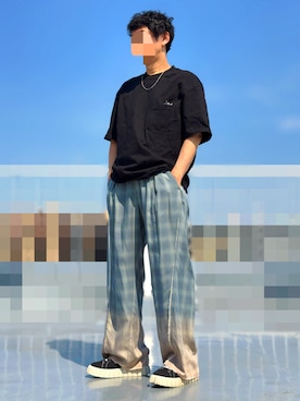 「EYTYS(エイティス)のアイテム」を使った、HMさん(メンズ・175cm)の夏コーディネート