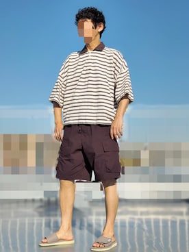 「JOURNAL STANDARD（ジャーナルスタンダード）のアイテム」を使った、HMさん（メンズ・175cm）の夏コーディネート