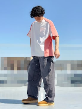 「Jieda（ジエダ）のアイテム」を使った、HMさん（メンズ・175cm）の春コーディネート