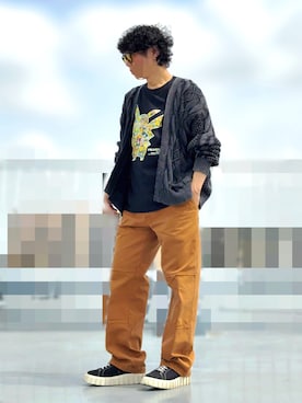 「ADAM ET ROPE'（アダムエロペ）のアイテム」を使った、HMさん（メンズ・175cm）の春コーディネート