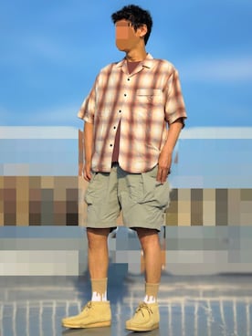 「ADAM ET ROPE'（アダムエロペ）のアイテム」を使った、HMさん（メンズ・175cm）の秋コーディネート