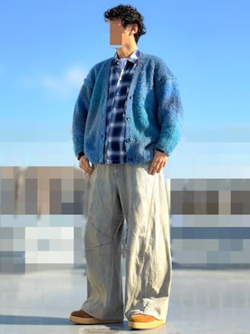 「アイテム（その他シューズ）」を使った、HMさん（メンズ・175cm）の秋コーディネート