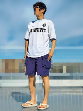 「NIKE（ナイキ）のアイテム」を使った、HMさん（メンズ・175cm）の夏コーディネート