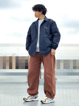 「アイテム（その他アウター）」を使った、HMさん（メンズ・175cm）の春コーディネート