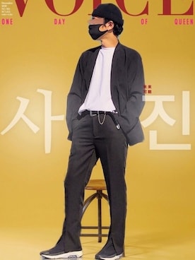 「L.H.P Private Brand（エルエイチピープライベートブランド）のアイテム」を使った、HMさん（メンズ・175cm）の春コーディネート