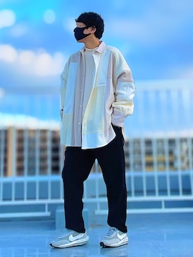 「AMBUSH（アンブッシュ）のアイテム（ジャケット/アウター）」を使った、HMさん（メンズ・175cm）の冬コーディネート