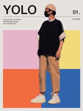 HMさん（メンズ・175cm）の春コーディネート