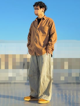 「アイテム（その他シューズ）」を使った、HMさん（メンズ・175cm）の秋コーディネート